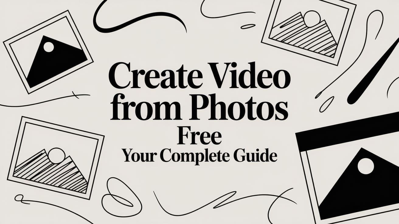 Créer une vidéo avec des photos gratuitement : Le guide complet