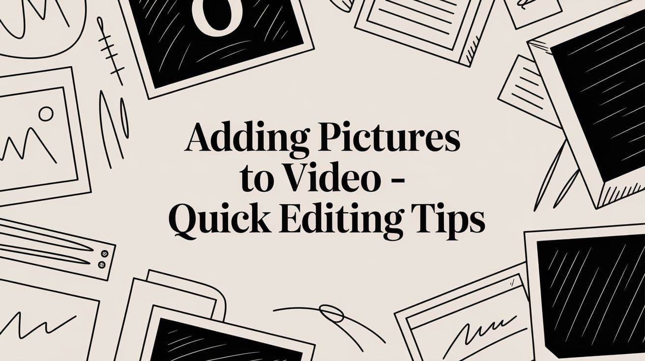 Ajouter des photos à une vidéo : Guide et astuces de montage rapides