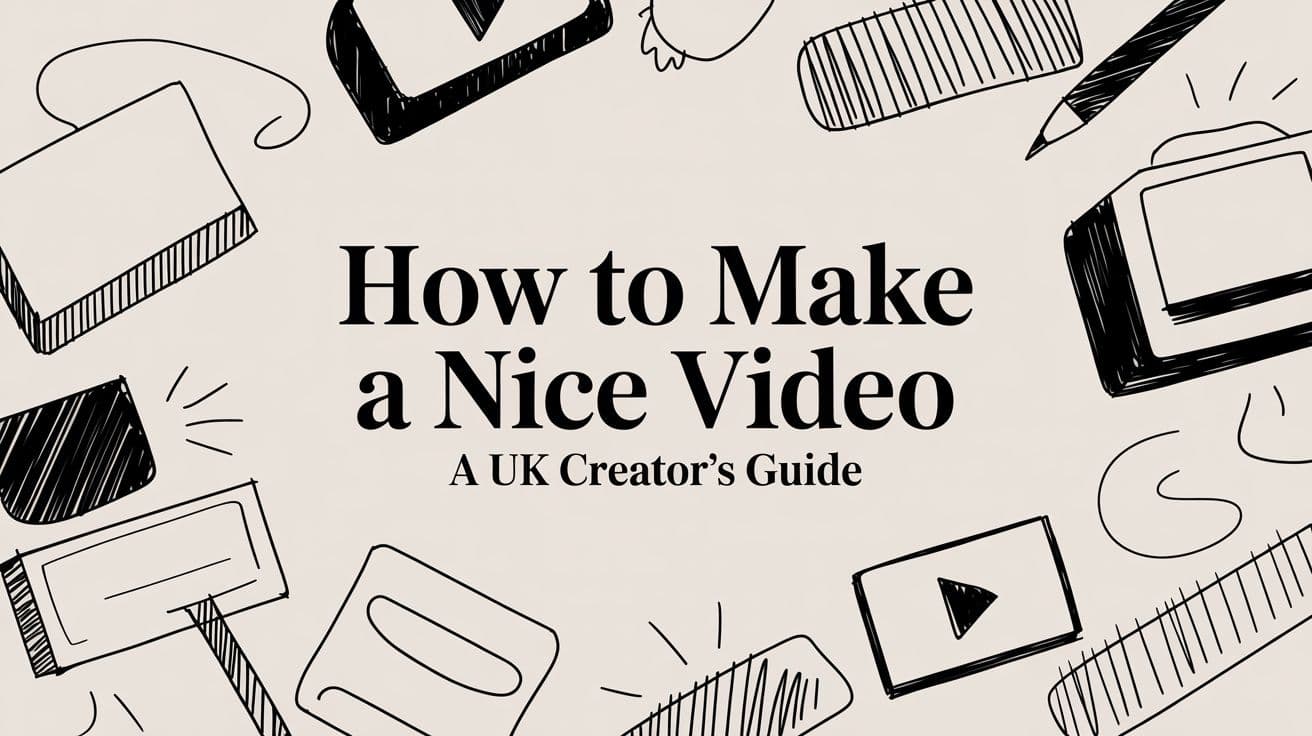 Comment faire une belle vidéo : Le guide complet du créateur