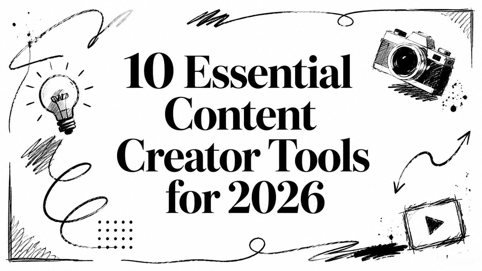 10 Essential Content Creator Tools for 2026