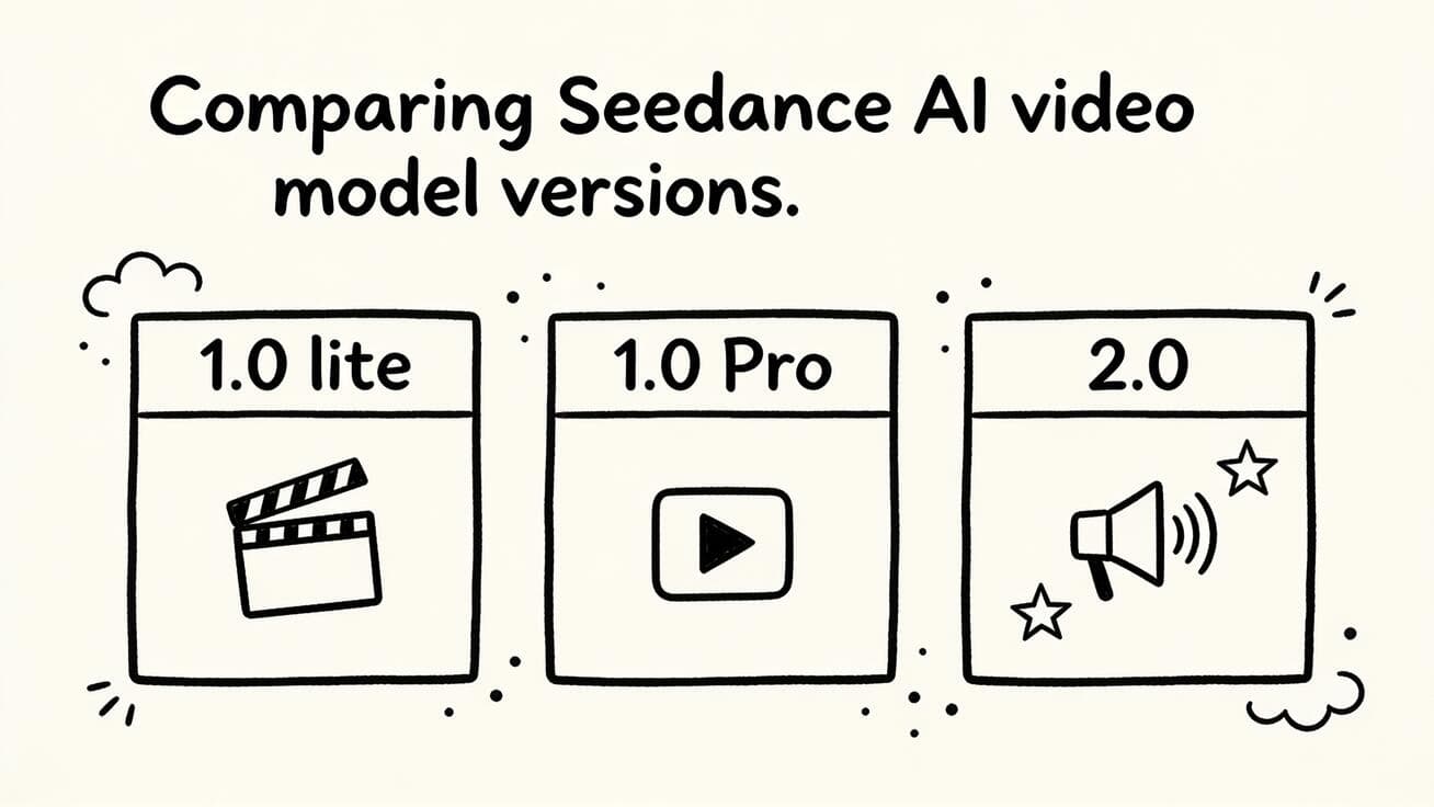 Seedance-Versionen erklärt: Seedance 1.0 vs. 2.0 und die V1-Pro-Stufen