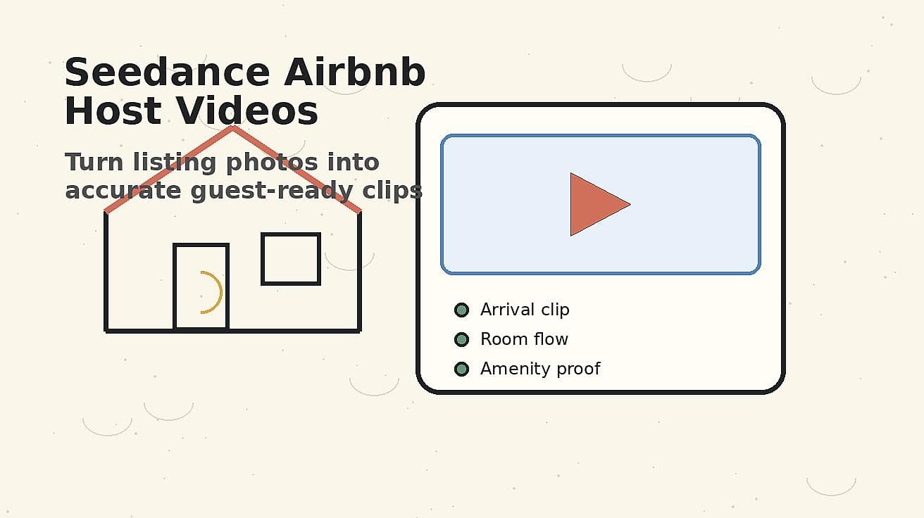 Seedance для видео хостов Airbnb 2026: превращайте фото объявлений в ролики для гостей
