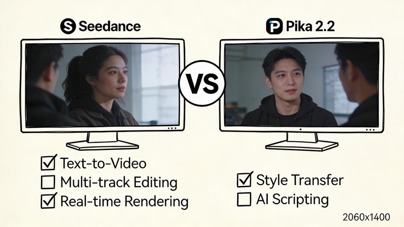 Seedance 2.0 vs Pika 2.2 – Qual gerador de vídeo AI vence em 2026?
