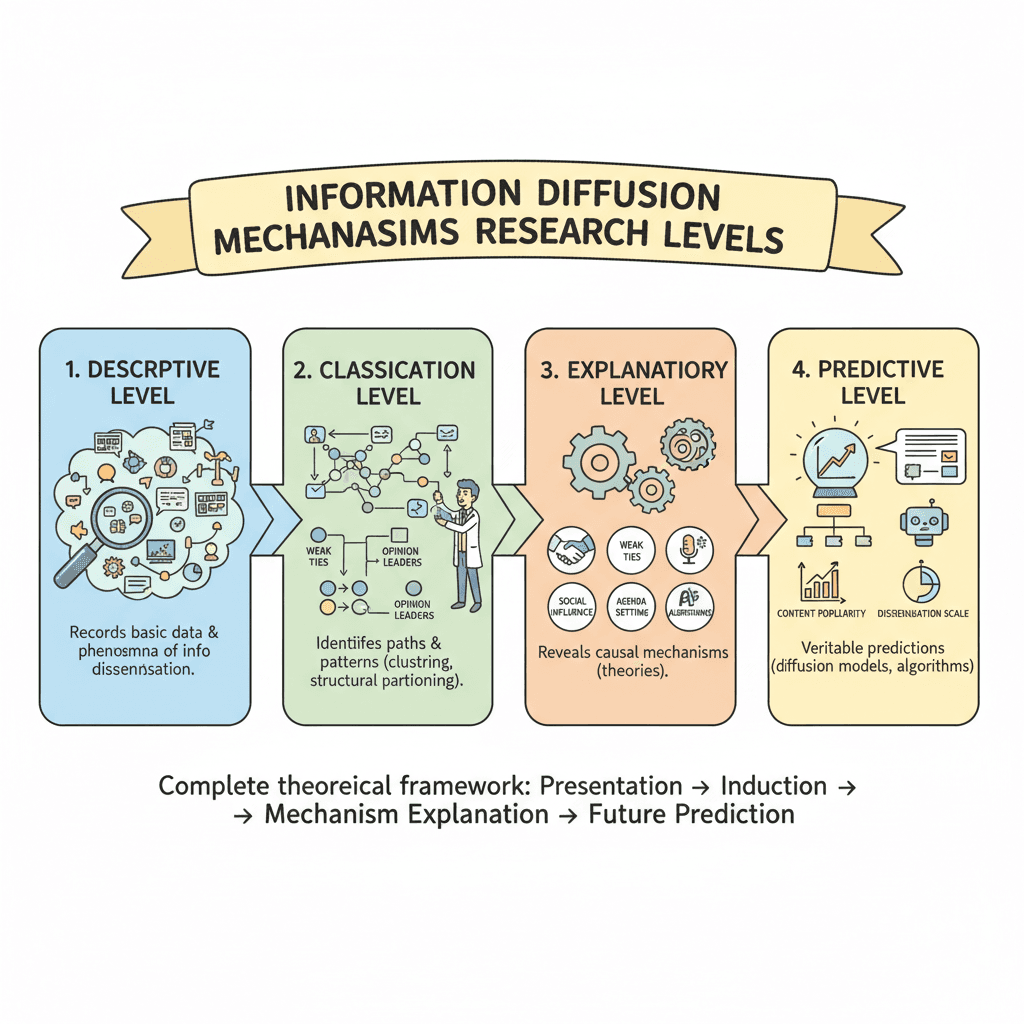 Four-layer information diffusion diagram