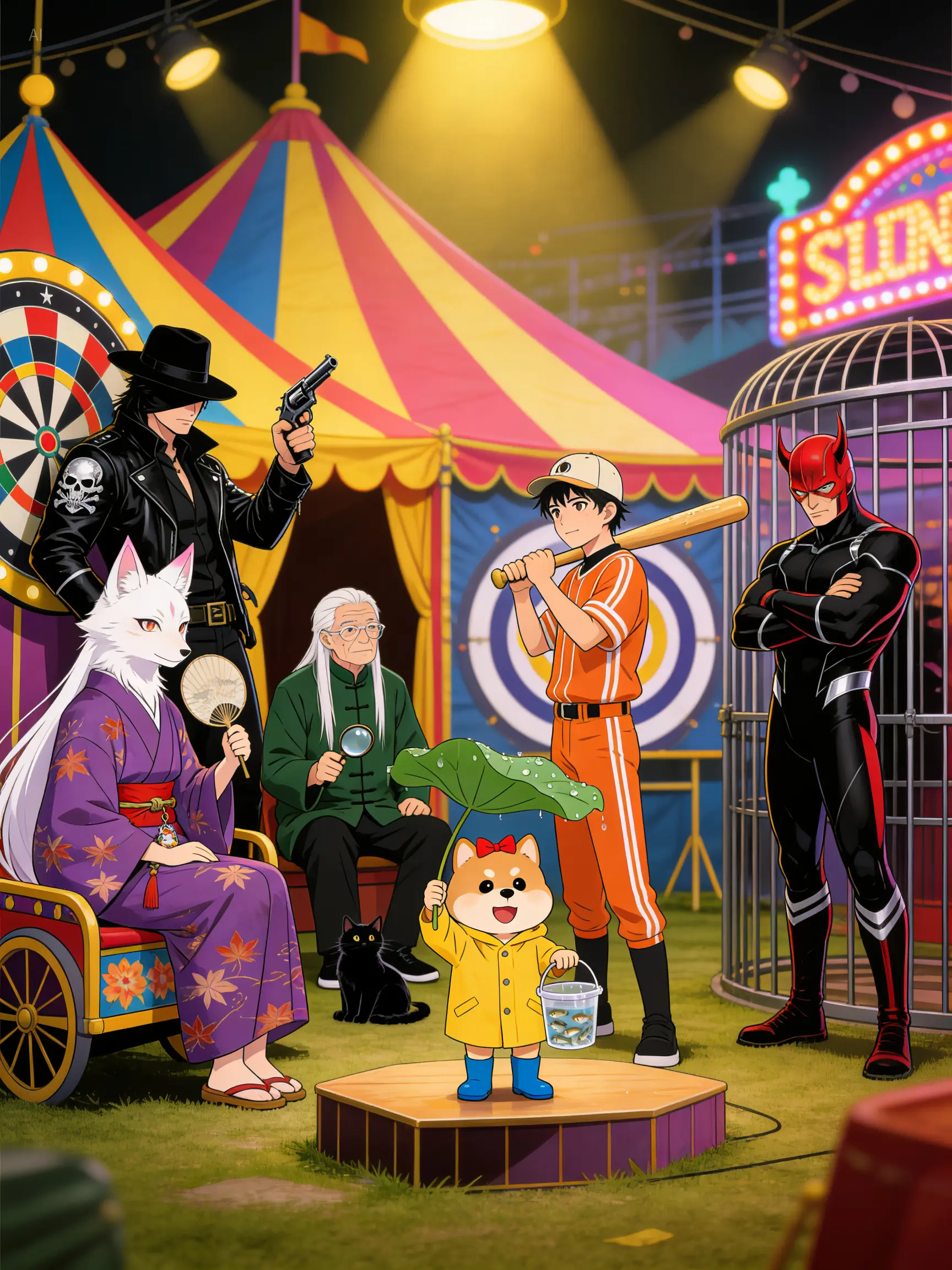 Vintage-Zirkus-Karneval