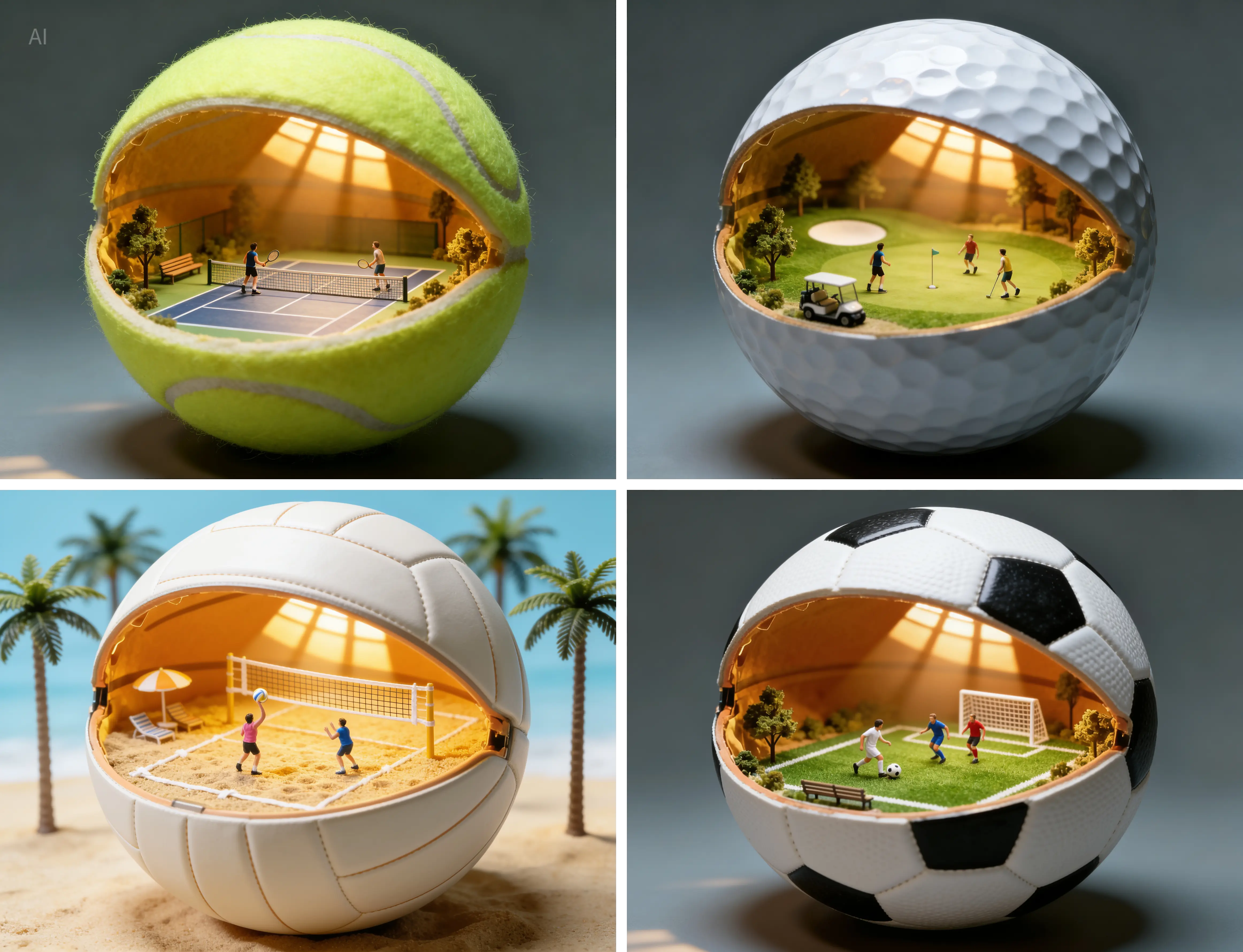Sport-Kreativvariationen